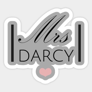 Mrs Darcy Sticker